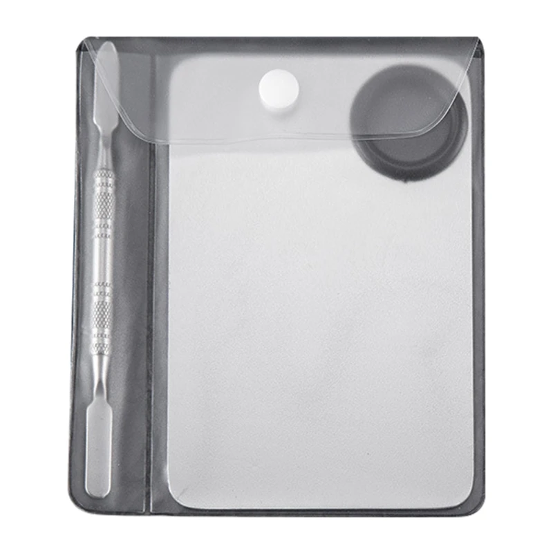 

Шпатель из нержавеющей стали, палитра для маникюра, инструмент для смешивания макияжа для смешивания цветов, различные формы, Школьное иску...