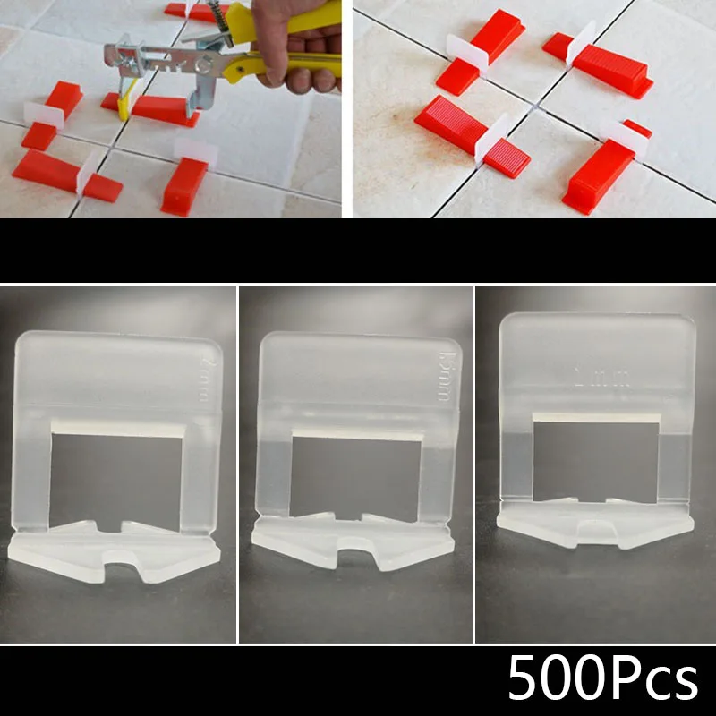 500 шт. детали для выравнивания стен и напольных покрытий|Детали инструментов| |