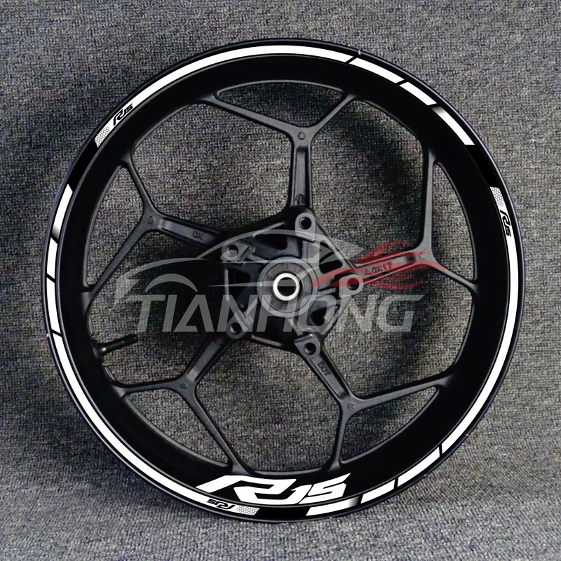 

Motorcycle Refit YZFR1R3R6R15 Wheels Rims Hub sticker with Waterproof & reflective for