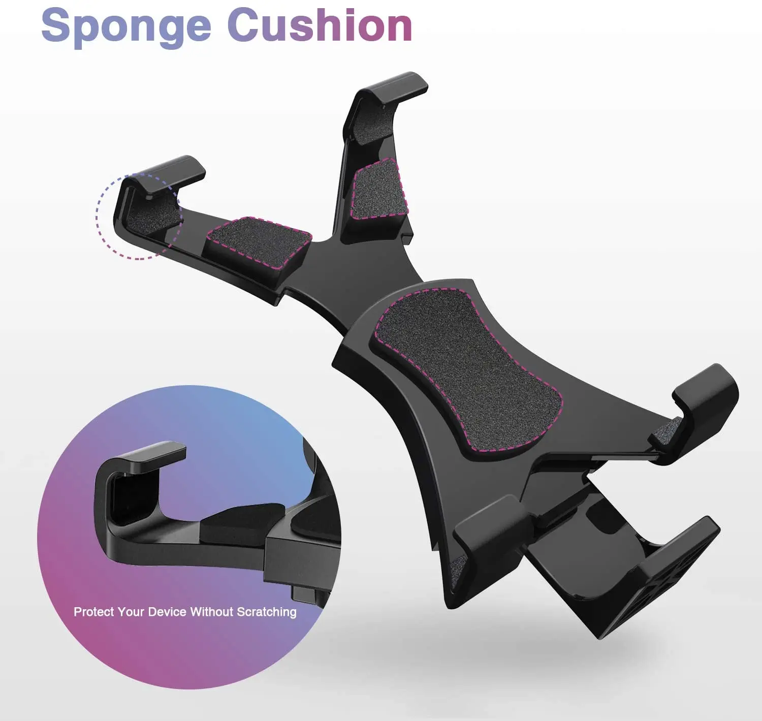 Универсальный держатель для планшетов с клеммой, поворотным креплением на штатив и пультом дистанционного управления для iPad/Air/Pro/Mini.