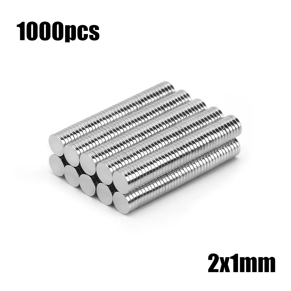 

Сверхмощный редкоземельный неодимовый магнит N35, 2x1 мм, 1000 шт.