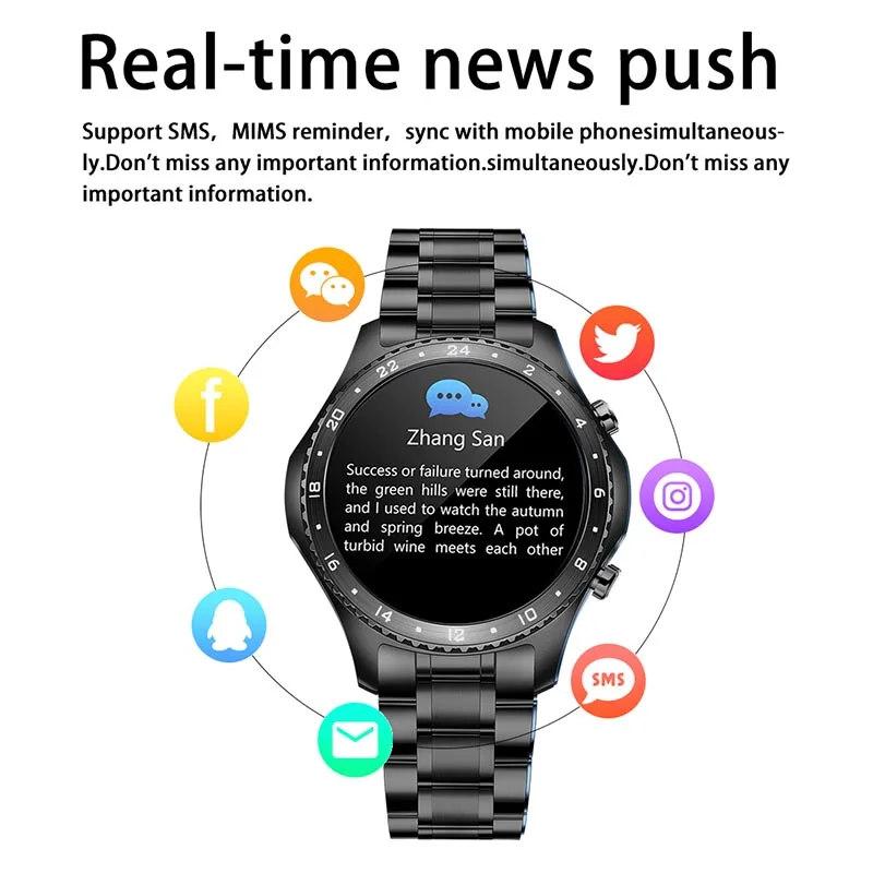 

LIGE New Fashion Smartwatch Men Heart Rate Monitor Sport Watch Waterproof Fitness Smart Watch Women Clock For Android iOS Phone