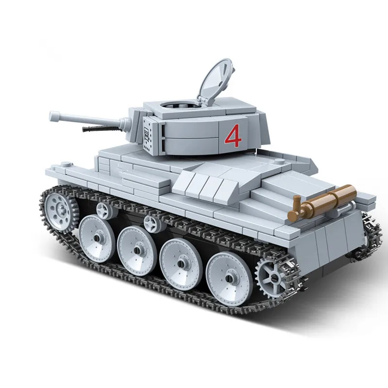 

WW 2 German Tiger Tank Model Building Blocks Military Technic vehicles soldier MG-42 Machine Gun Bricks Toys Gift For Children