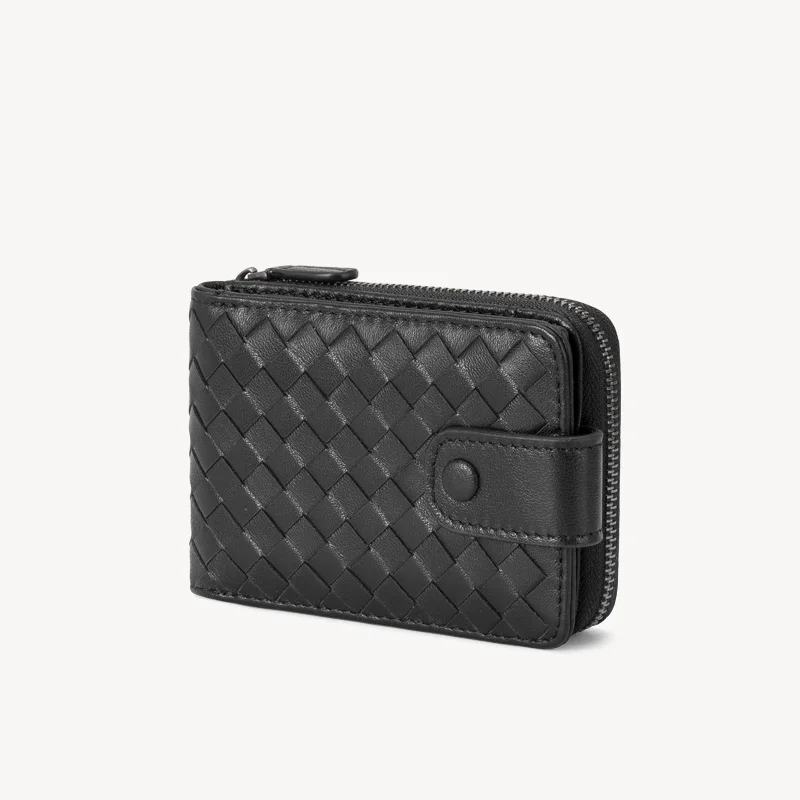 

Card Holder Wallet Women Men Sheepskin Leather Handmade Purse 15 Bits Card Case Business Card Holder Credit Passport Card Bag