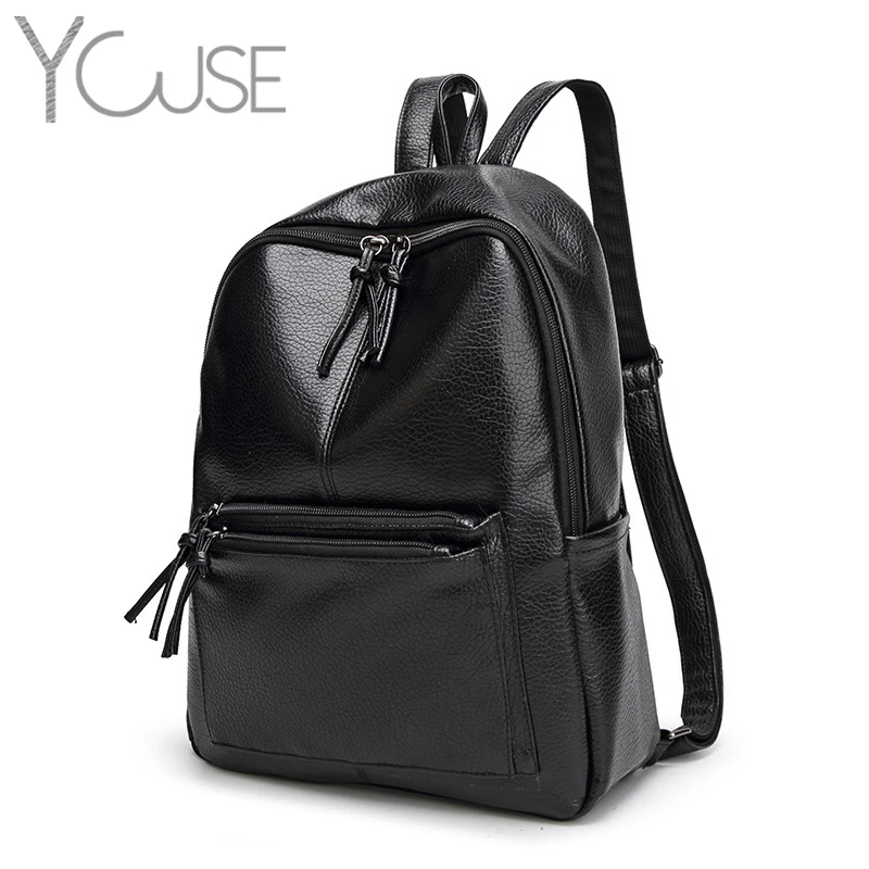 Рюкзаки YOUSE из искусственной кожи для путешествий женский рюкзак Студенческая