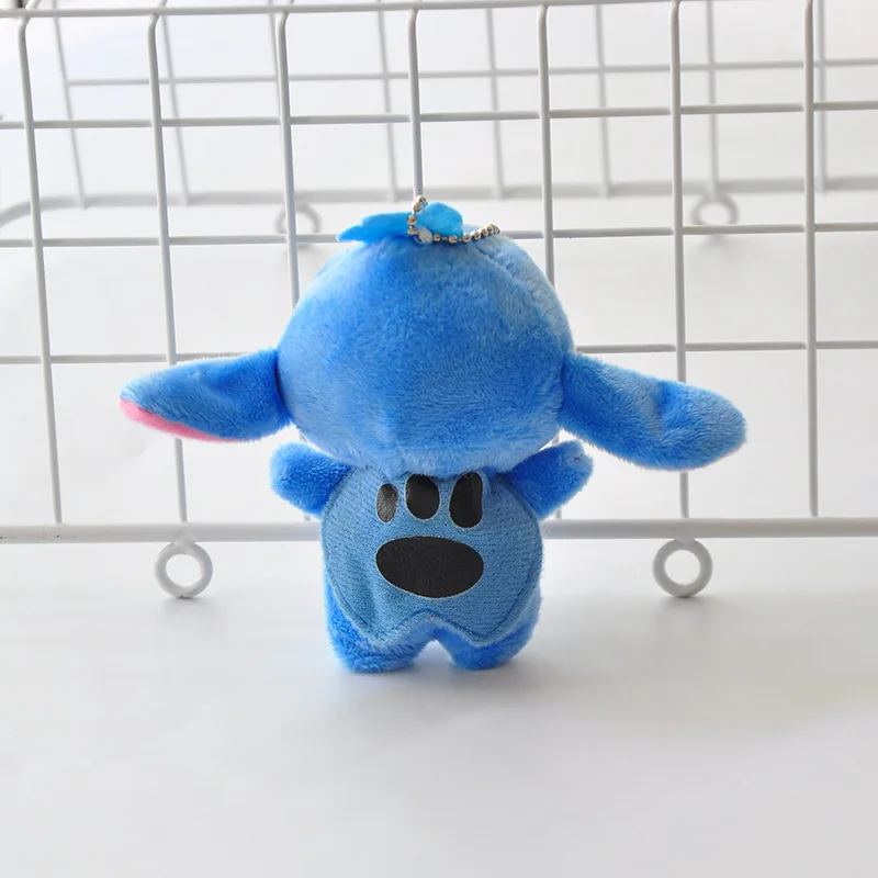 1 шт. Высокое качество Kawaii Ститч плюшевые куклы игрушки аниме 10 см Стич брелок для
