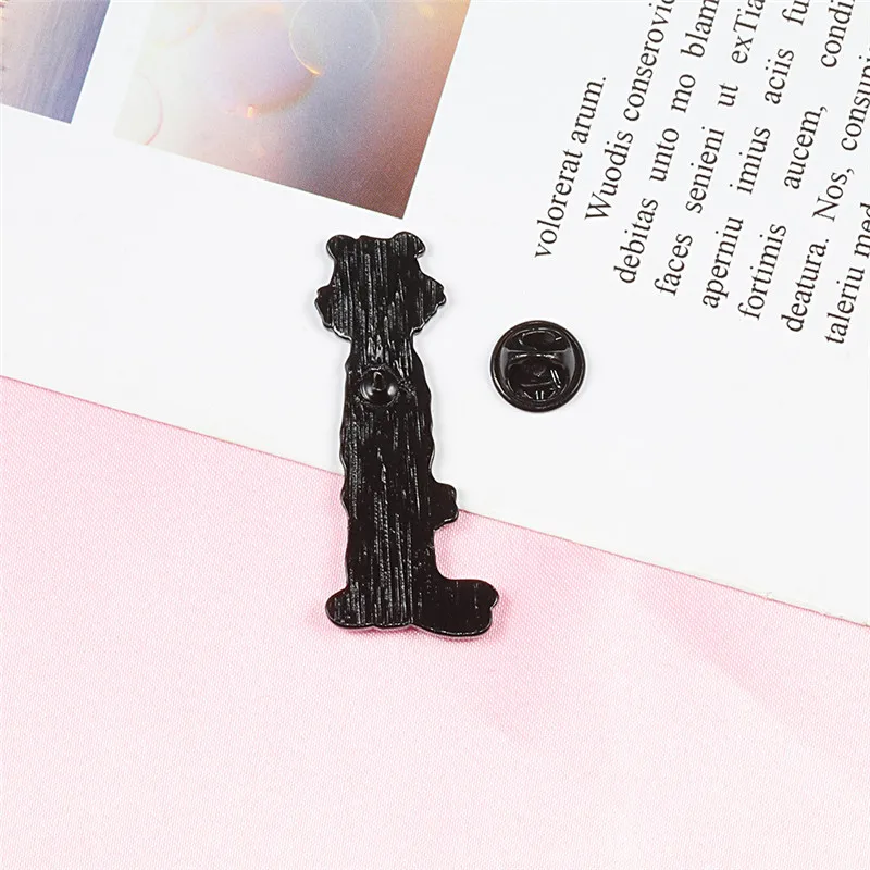 Брошка мультфильм стоячий Тигр металл эмаль нагрудные булавки рубашки куртки