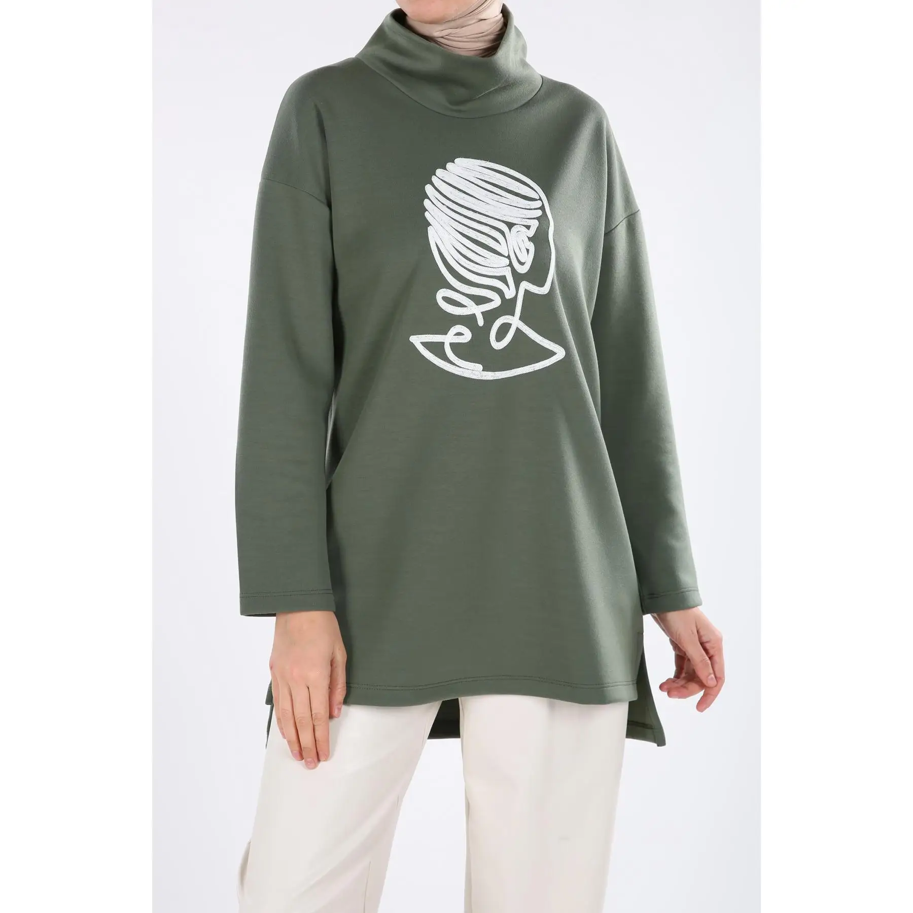 Вышитая Удобная Толстовка туника|Мусульманская одежда| |