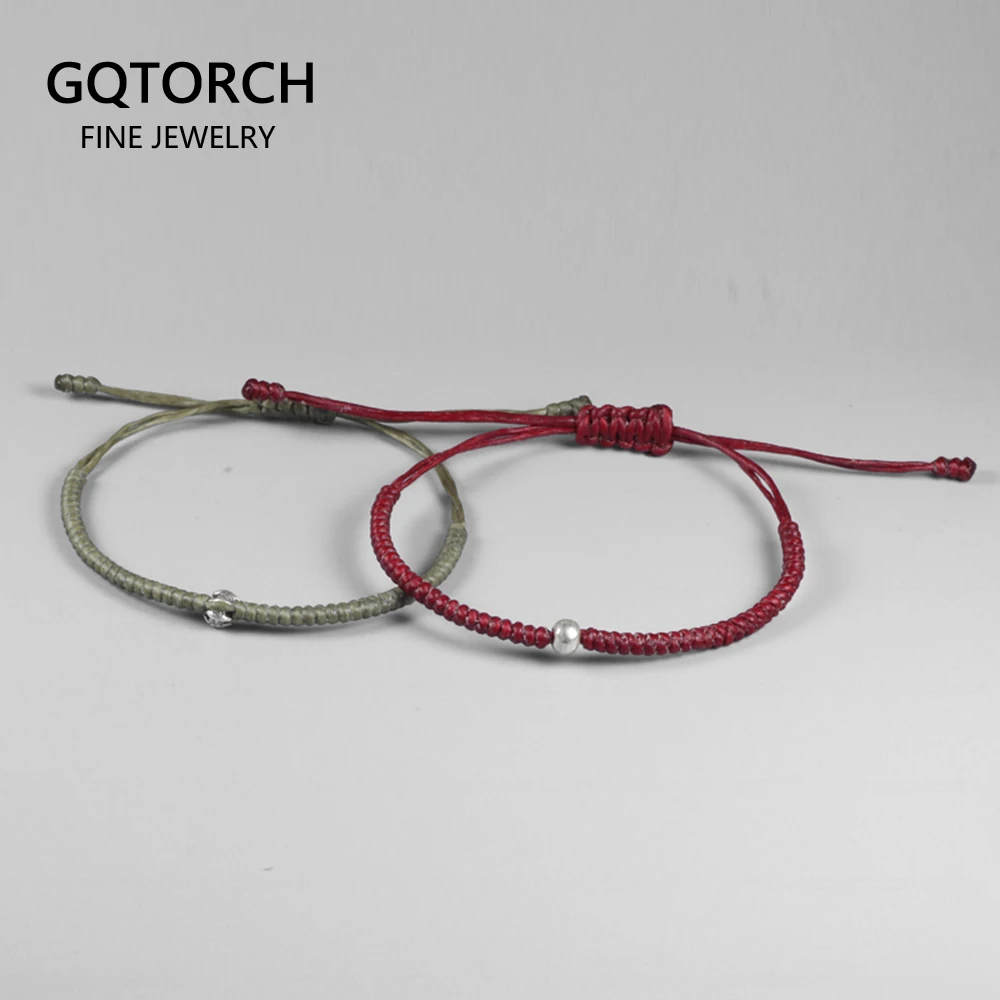 Плетеные браслеты ручной работы в этническом стиле из стерлингового серебра 925