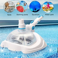 pool vacuum cleaner vacuum head brush cleaning tool suction head dust collector transparent leaf sucker cleaner for pond spa
