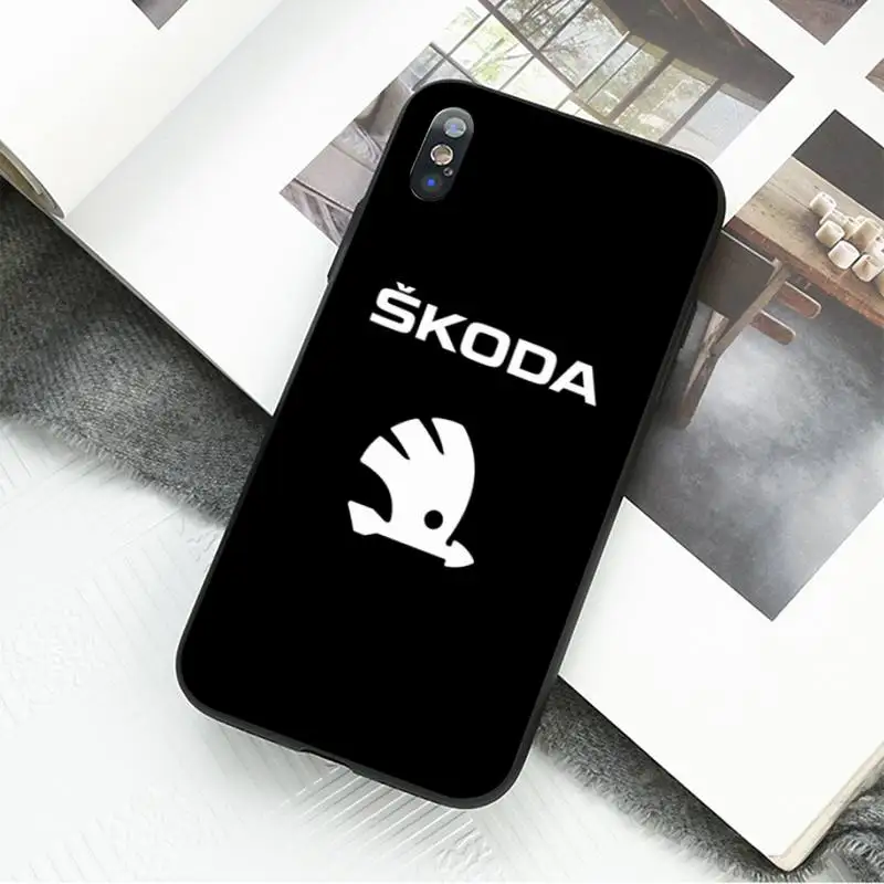 

Skoda Car Phone Case For iPhone 8 7 6 6S Plus 5 5S SE 2020 11 11pro max XR X XS MAX DIY Custom Back Cover