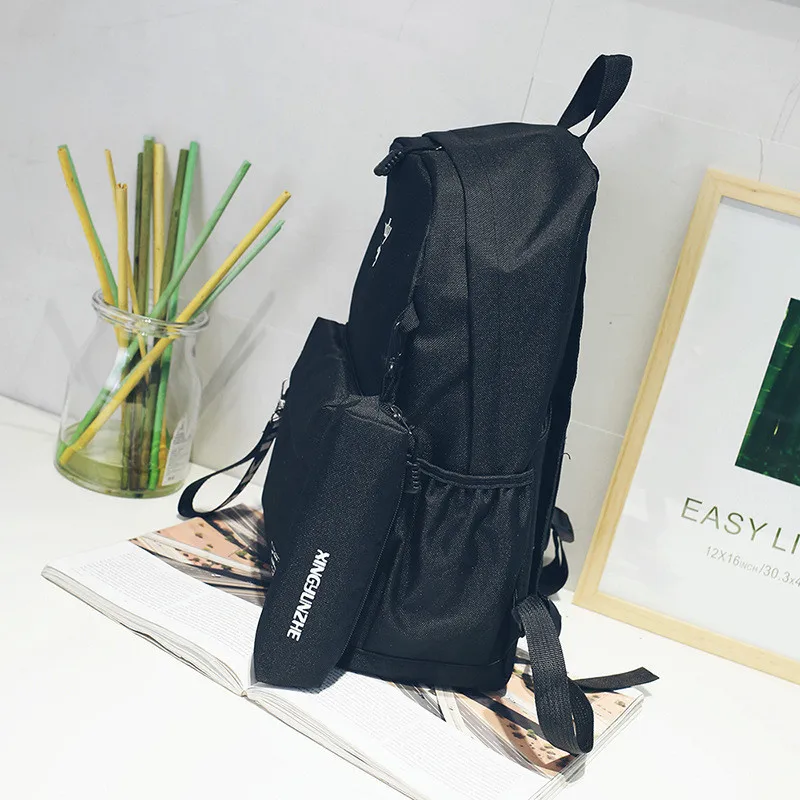 School Fashion Teenage 2 pscs/stes Backpacks Women Backpack Brand Bags Large Capacity Travel Bag For Girls gift  Escolar Mochila