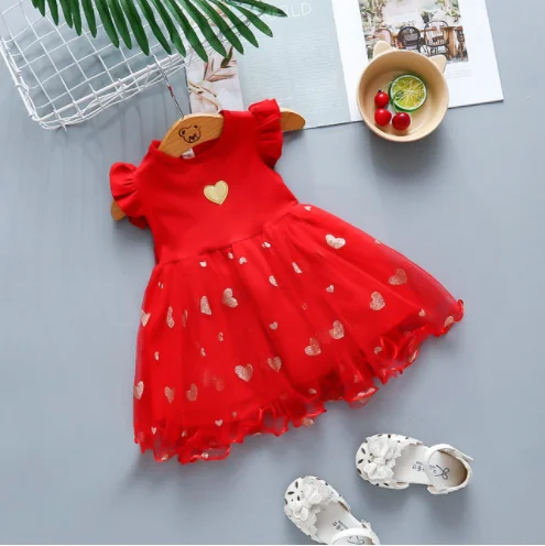 Girls summer dresses children fashion cotton letter short sleeve dress kids princess girls casual clothing 3.4.5.6 years | Детская
