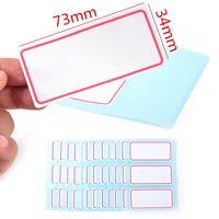 36 labels stickers sheets white self adhesive label name sticker number blank note for student