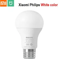Умная Светодиодная лампа XIaomi Mijia Philips E27, белый цвет, дистанционное управление через приложение Mi Light, Wi-Fi, 3000k-5700k, 6,5 Вт, 220 лм, 240-в