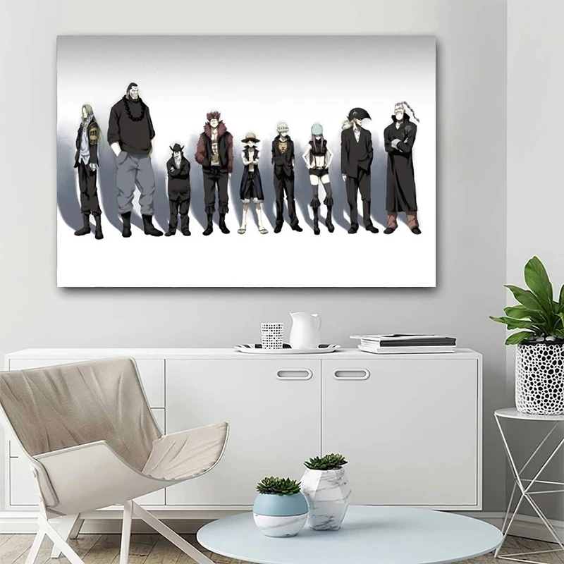 

Cartoon Home Decoration Anime Painting Wall Artwork HD Printed Modern Poster One Piece Canvas Cuadros Modular Picture For Gift