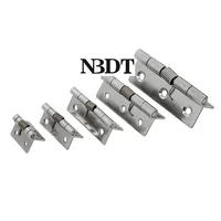 20Pcs 304 Stainless Steel Furniture Cabinet Door 270 Degrees Open Spring Loaded Butt Hinge