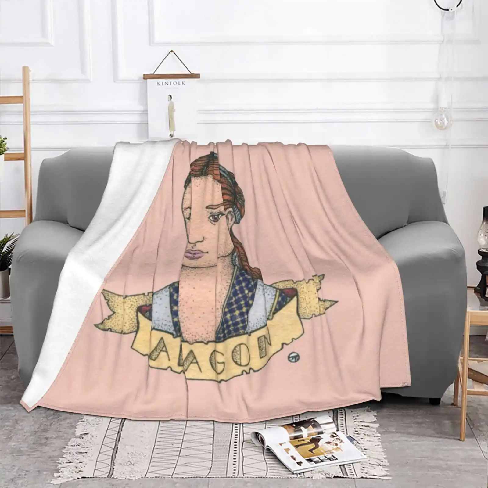 Новый принт Кэтрин Арагон по низкой цене новинка модное мягкое теплое одеяло
