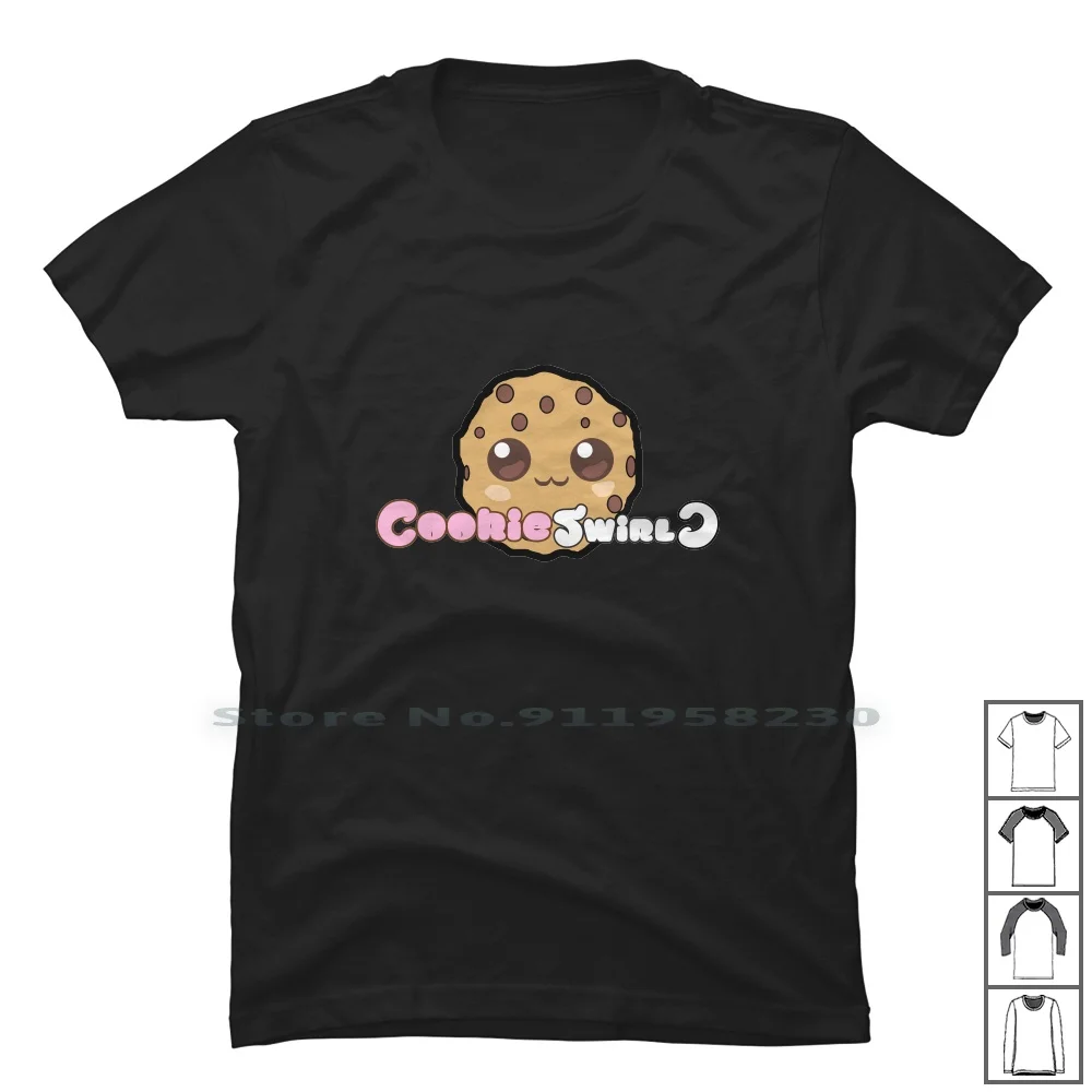 

Cookieswirlc Cookieswirl C футболка из 100% хлопка с изображением печенья