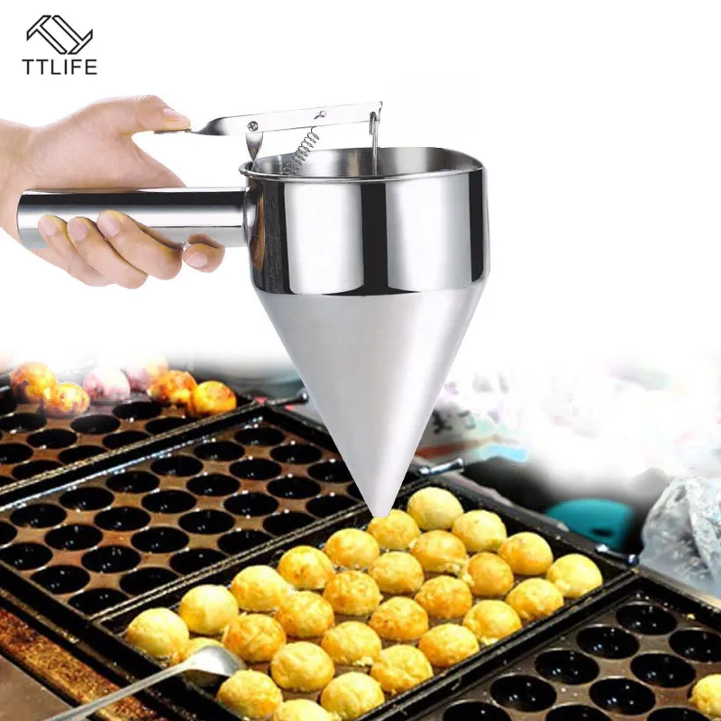 TTLIFE японская Takoyaki рыба Мясные Шарики Воронка из нержавеющей стали кухонные