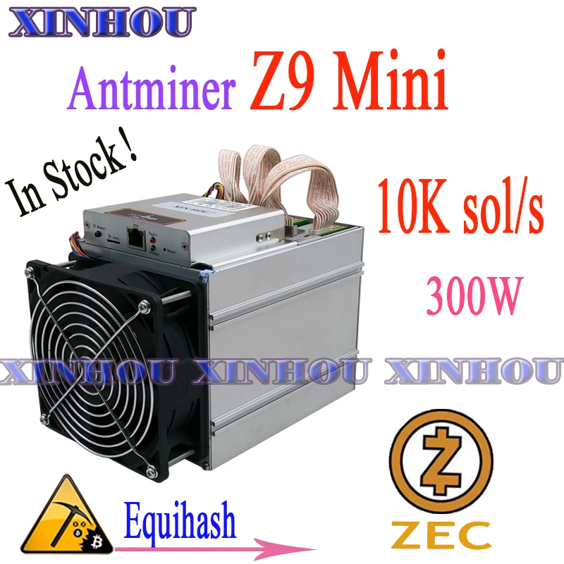 ZCASH ZEC Майнер Antminer Z9mini 10k 300 Вт без блока питания лучше чем ASIC S9 Z11 T9 + WhatsMiner M3 M21S M20S M21
