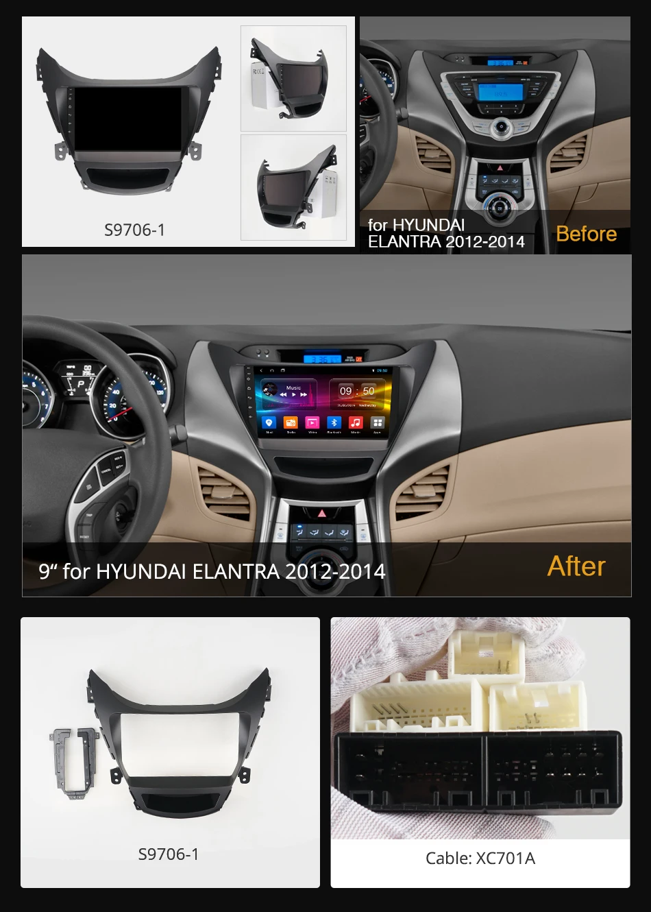Ownice K1 K2 K3 K5 K6 ANDROID 9 0 8 ядер автомобильный DVD GPS Радио для HYUNDAI ELANTRA 2011 2012 2013 2014 2015 4G LTE DSP