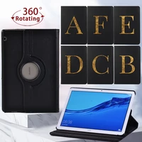 for huawei mediapad t5 10 10 1 incht3 10 9 inch tablet case 360 rotating leather protective case free stylus