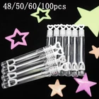 60100 шт любящее сердце палочка трубки пузыря мыло бутылка играя в веселые детские игрушки свадебный Декор компактный и Портативный носить удобно