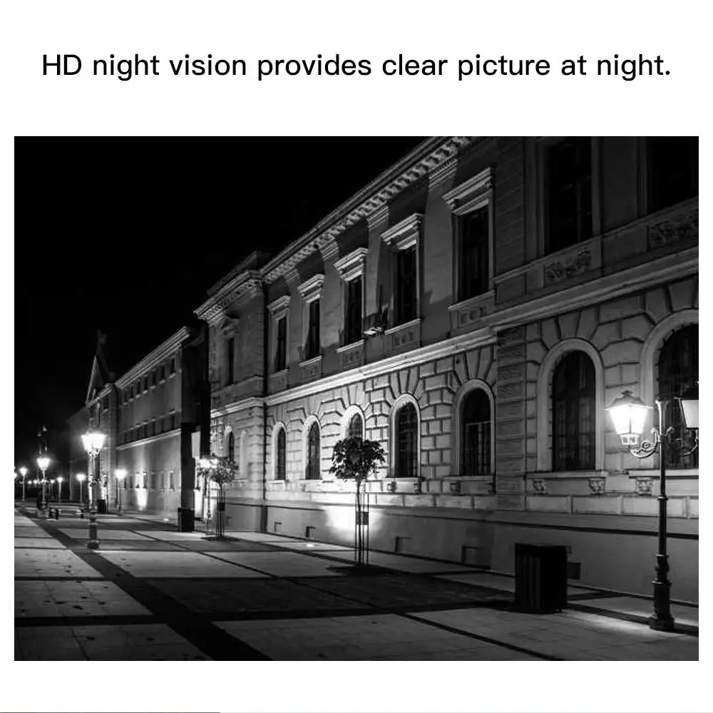 Камера видеонаблюдения с аккумулятором Wi Fi 1080P обнаружение движения ночное