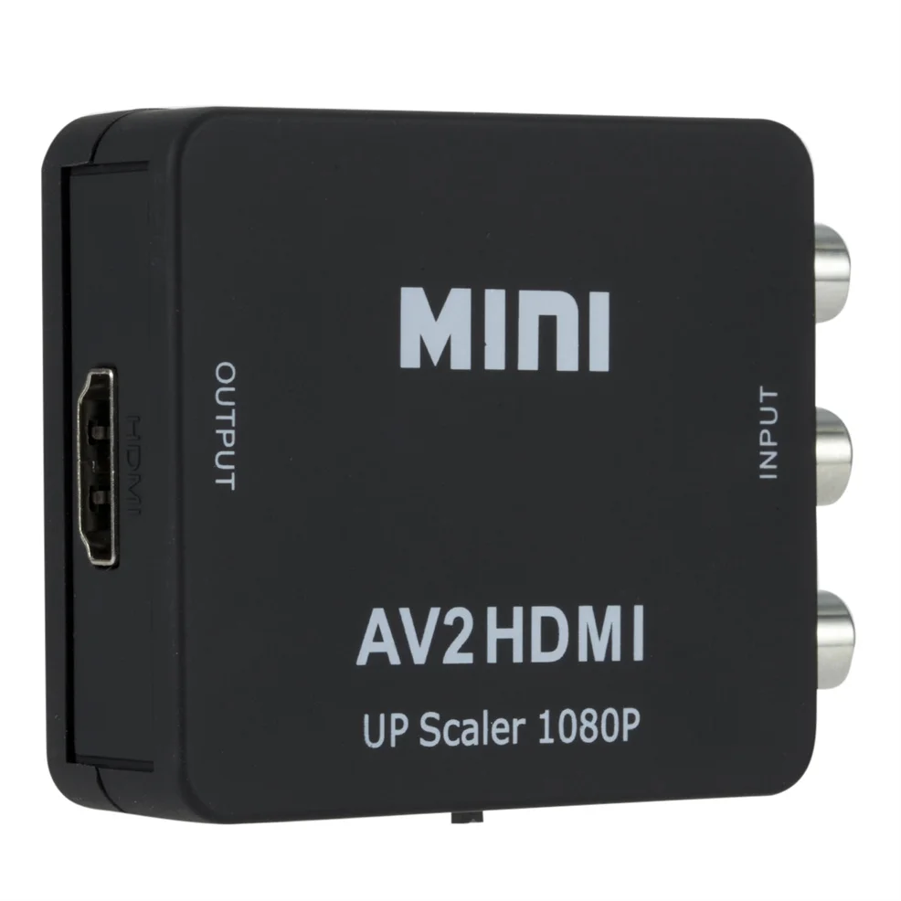 Композитный адаптер LccKaa 1080P RCA AV в HDMI конвертер AV2HDMI для ТВ PS3 PS4 ПК DVD Xbox