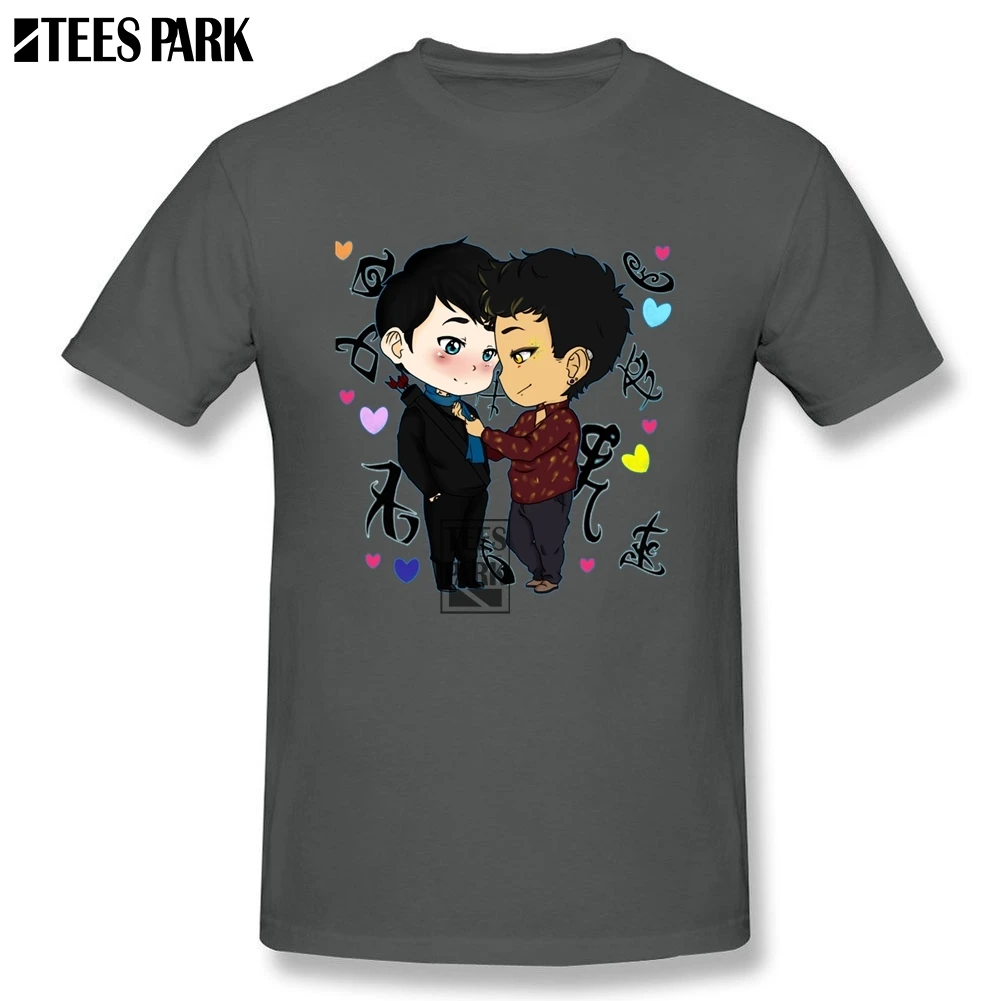 Funky Alec Lightwood shadowhunter Новинка футболки мужские тонкие футболки спортивные Новая модная крутая футболка для мальчиков-подростков - Цвет: Темно-серый