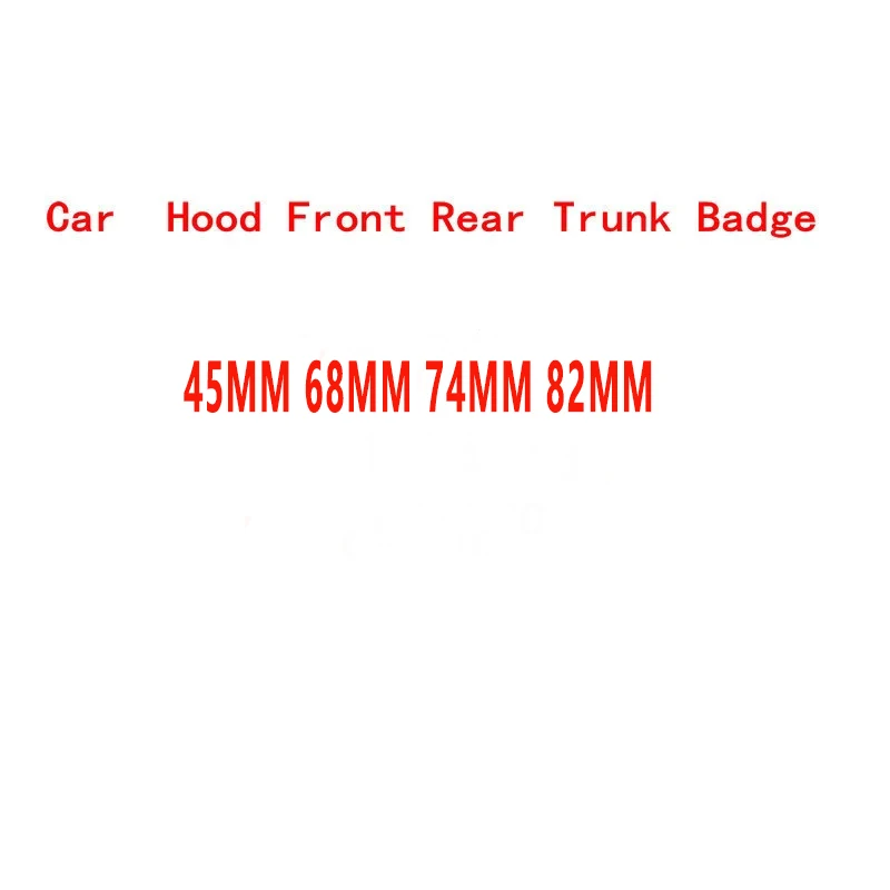 Черная основа с эмблемой для капота BMW M3 M5 G30 F30 F31 E36 E39 E87 E60 E46 E91 82 мм/74 мм/45 мм/68