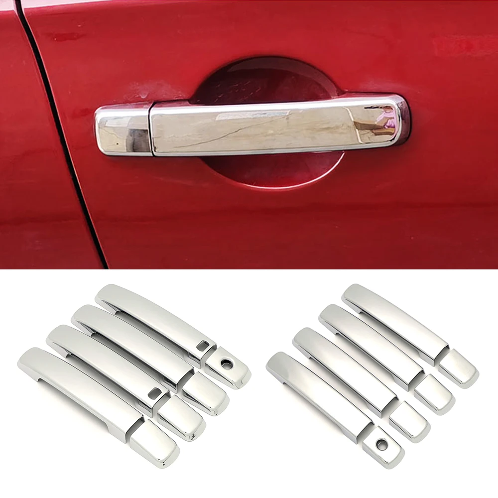 

For Nissan Qashqai J10 Altima Pathfinder R51 Navara D40 Sentra Maxima Quest Chrome Side Door Handle Cover Trim