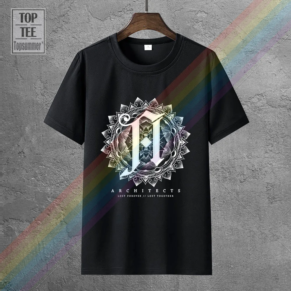 

Cheap Printed T Shirts Short Sleeve Hipster Tee Architects 'Mandala' T Shirt - Neu Und Offiziell