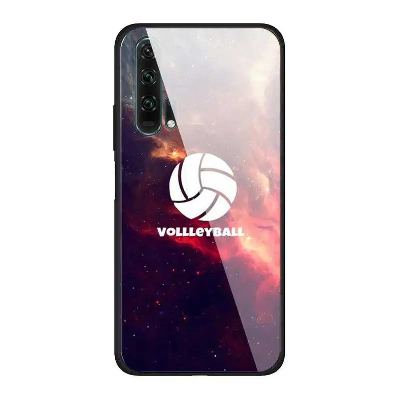 

Volleyball Sports Phone Case For Huawei Mate 9 10 lite 20Pro&Tempered Glass Back Cover For Honor 7A 8X 9 10 V10