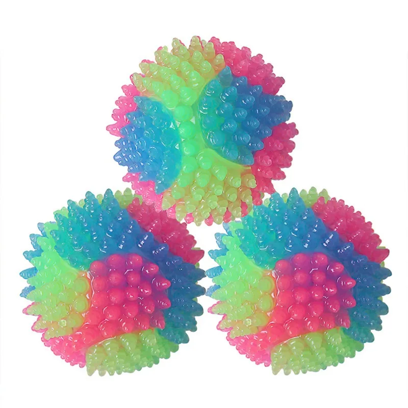 

LED Molar Ball Glowing Ball Pet Luminous Cat Toy Dogs Pets Accessories For Chihuahua Dog Toys Bouncy Glitter Ball