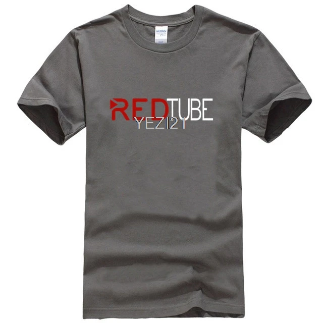 Повседневная модная мужская футболка с логотипом Redtube хлопковые мужские