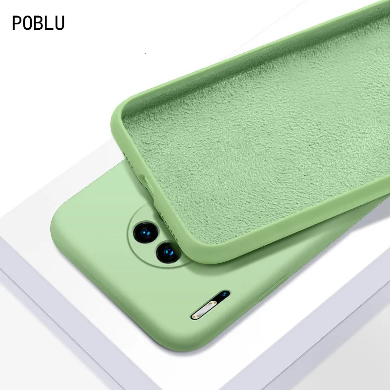 Роскошный тонкий мягкий чехол POBLU карамельного цвета для телефона Huawei Mate30 Mate20 P30