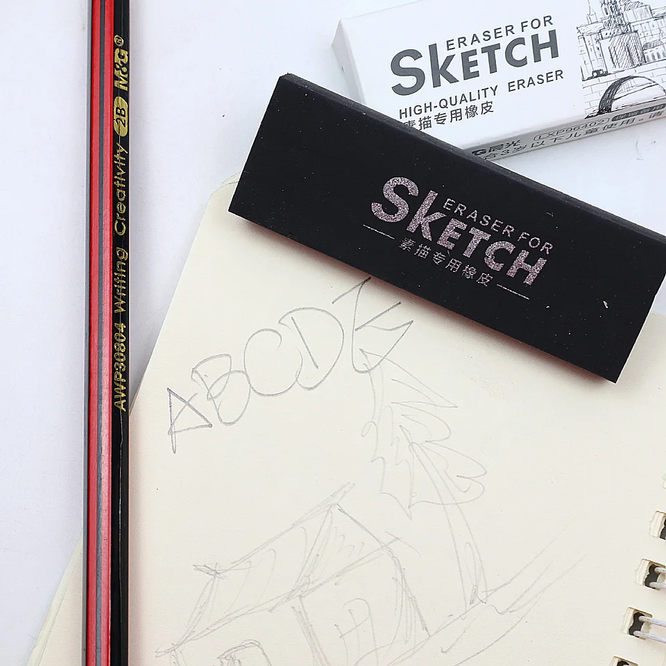 Ластик M &amp G черный Профессиональный для рисования резиновая щетка 3 шт./лот