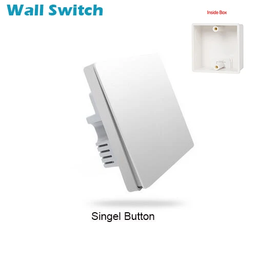 Add Inside Box Умный светильник Xiaomi Aqara с управлением ZiGBee, беспроводной ключ и настенный выключатель через приложение Smartphone, комплект для умного дома - Цвет: Add Inside Box