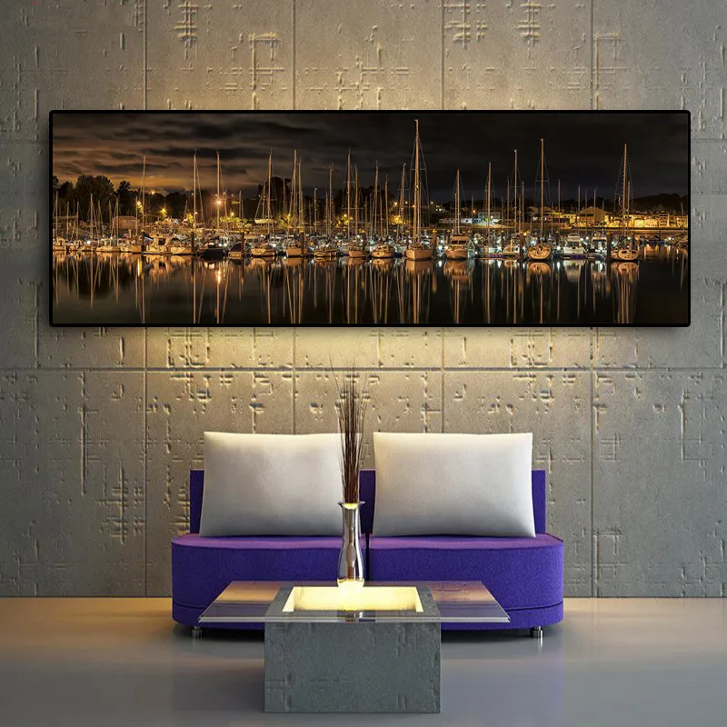 

Алмазная 5D картина «сделай сам», «Испания, реки, маринас», Парусный город, Ночной пейзаж, вышивка крестиком, мозаика, домашний декор