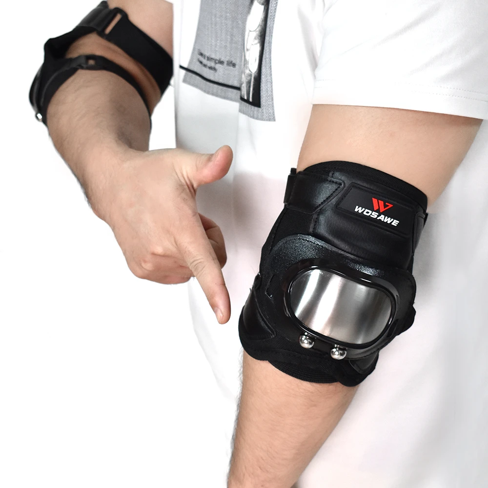 For Elbow ML303 WOSAWE мотоциклетные наколенники, велосипедные наколенники, велосипедные гоночные тактические наколенники для катания на коньках, защитные наколенники и налокотники - Цвет: For Elbow ML303
