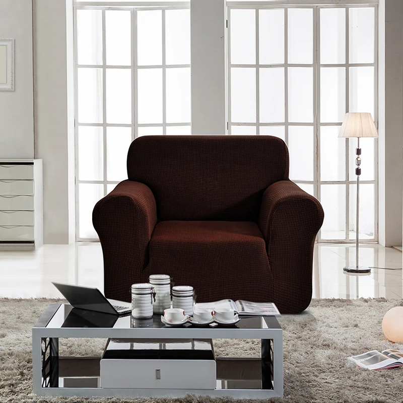 Облегающий эластичный чехол для мебели гостиной с высоким эластичным покрытием