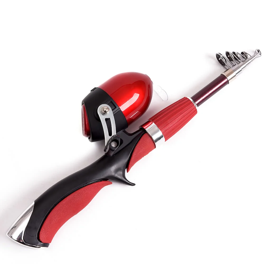 Портативная телескопическая удочка 1 4 м и закрытая рыболовная Катушка