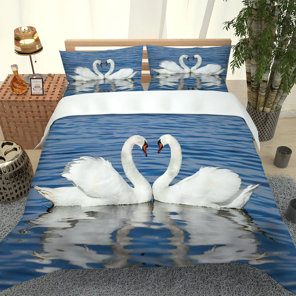 

Комплект постельного белья с цифровым 3d-рисунком, 2/3 предмета