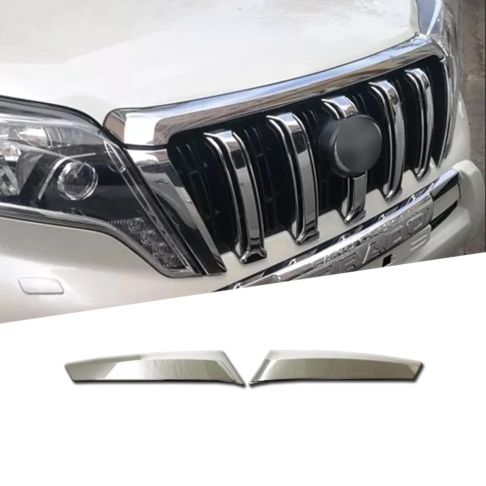 

2 шт. декоративные Передние решетки для Toyota LAND CRUISER PRADO 150 FJ150 2014 - 2017