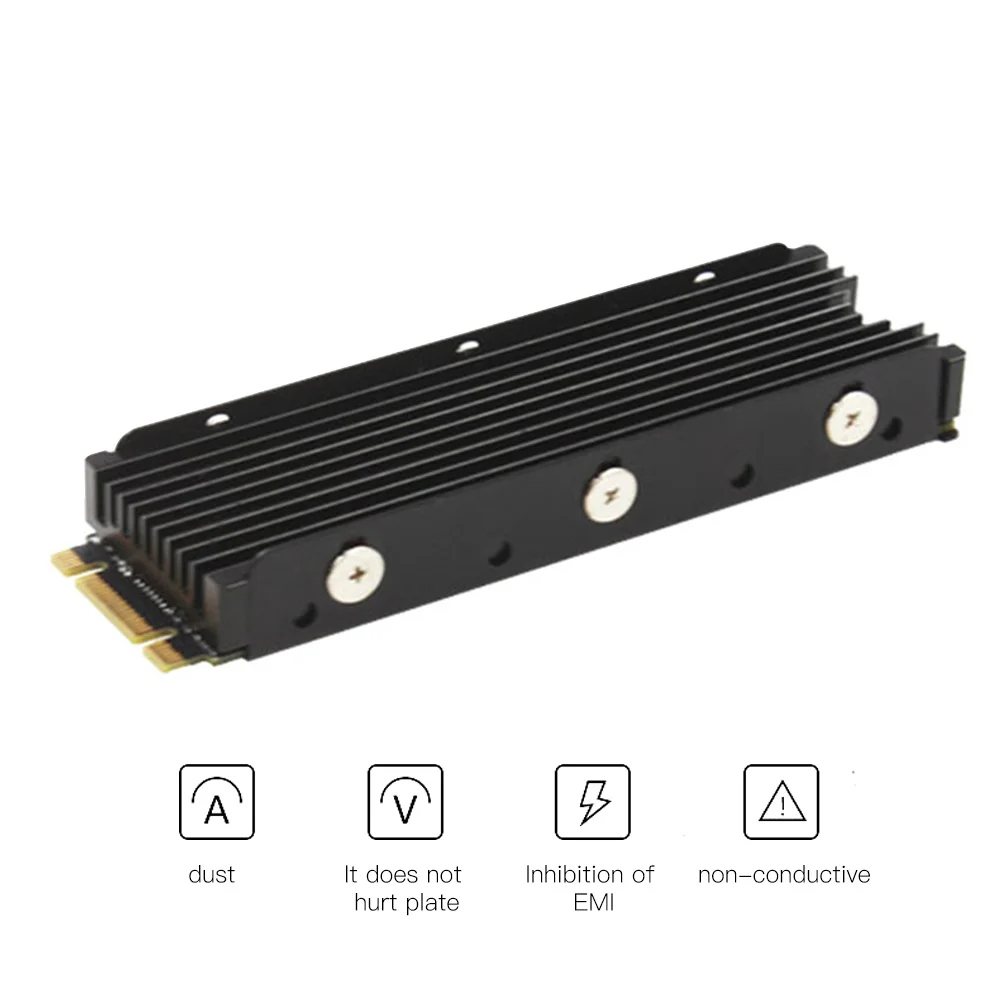 Радиатор Nvme Ngff M.2 для охлаждения металлических листов двусторонний радиатор
