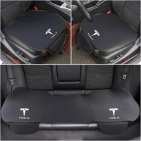 car seat pad cover for tesla model 3 y s x main driver co pilot front rear seat cushion covers protector interior accessories