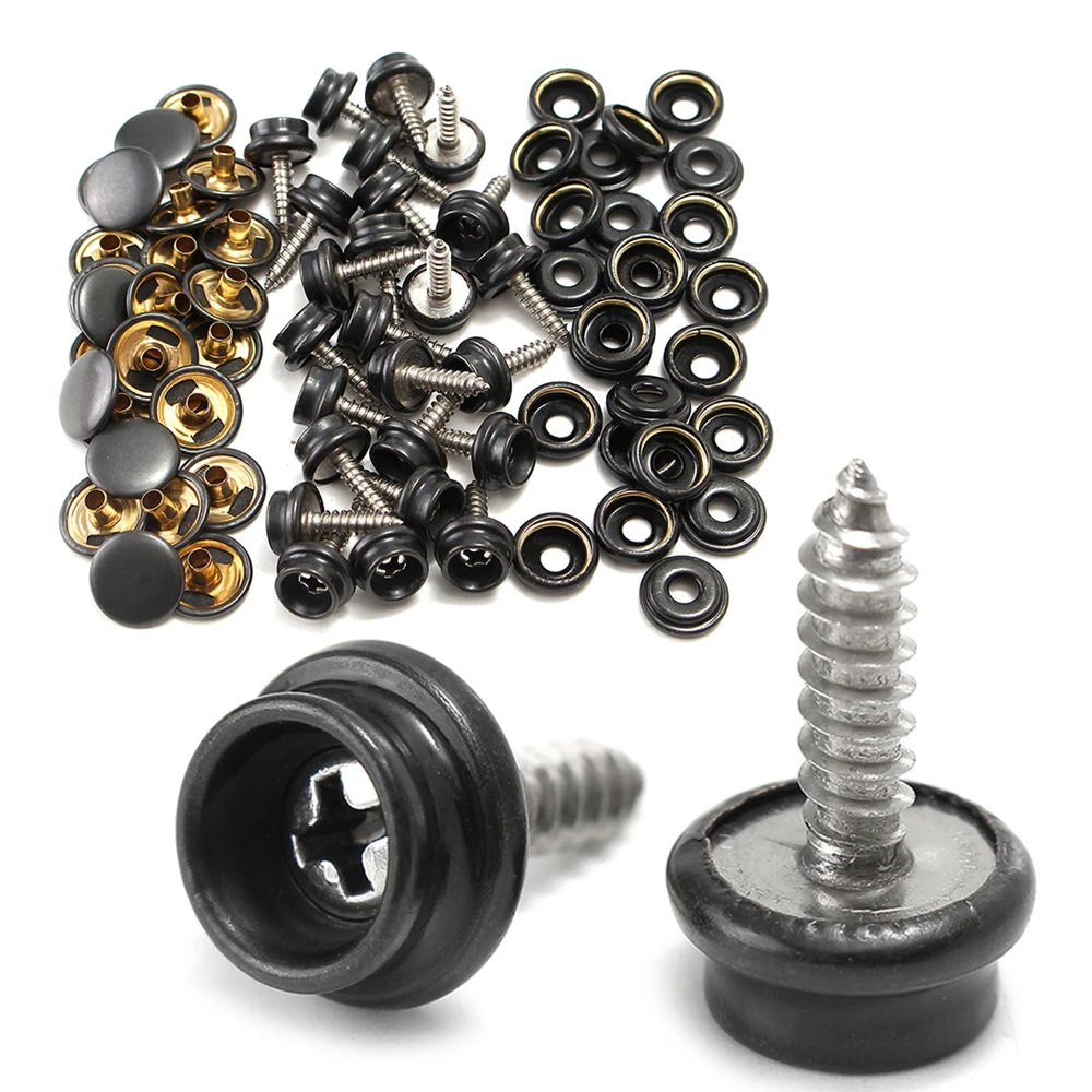 

New Arrival High Quality 150PC Snap Fastener Button Screw Studs Kit For Boat Cover Home Improvement Tent