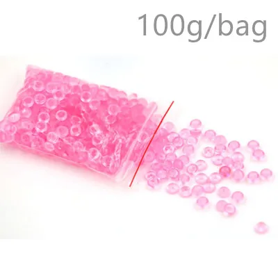 100g Pink 100 г/пакет цветной Лизун добавка Рыбная чаша DIY бусины для искусства вечерние ремесло слизи украшения аксессуары поставки ваза делая игрушки - Цвет: 100g Pink